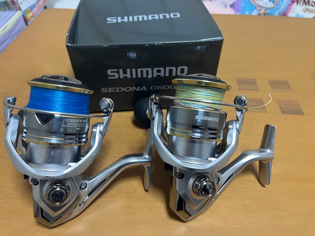 SHIMANO SEDONA C5000XG スピニングリール2個セット - メルカリ
