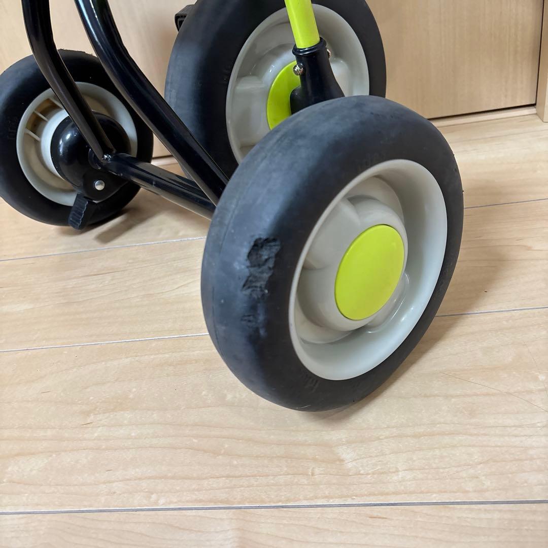 中古】 TOWN 三輪車 ブラック・グリーン　ides compo