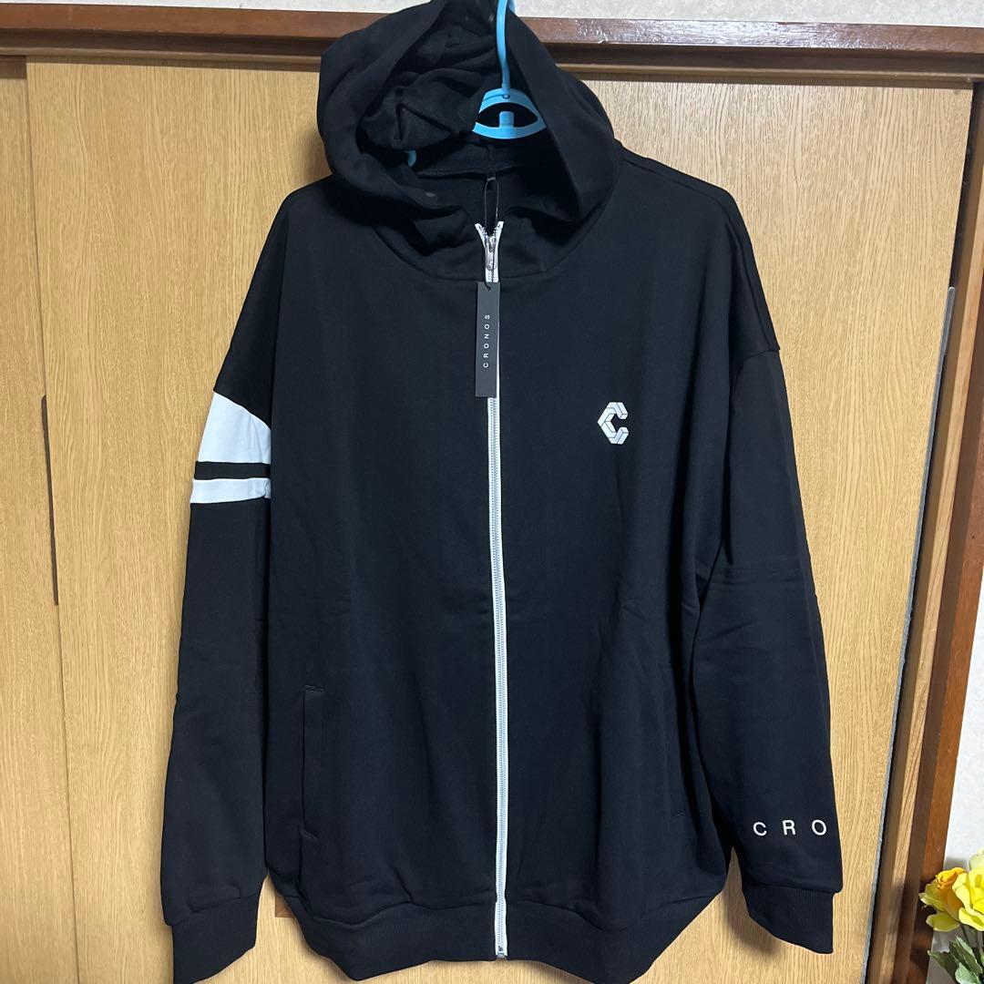 クロノス CRONOS ジップパーカー 長袖 メンズトレーニングウェア