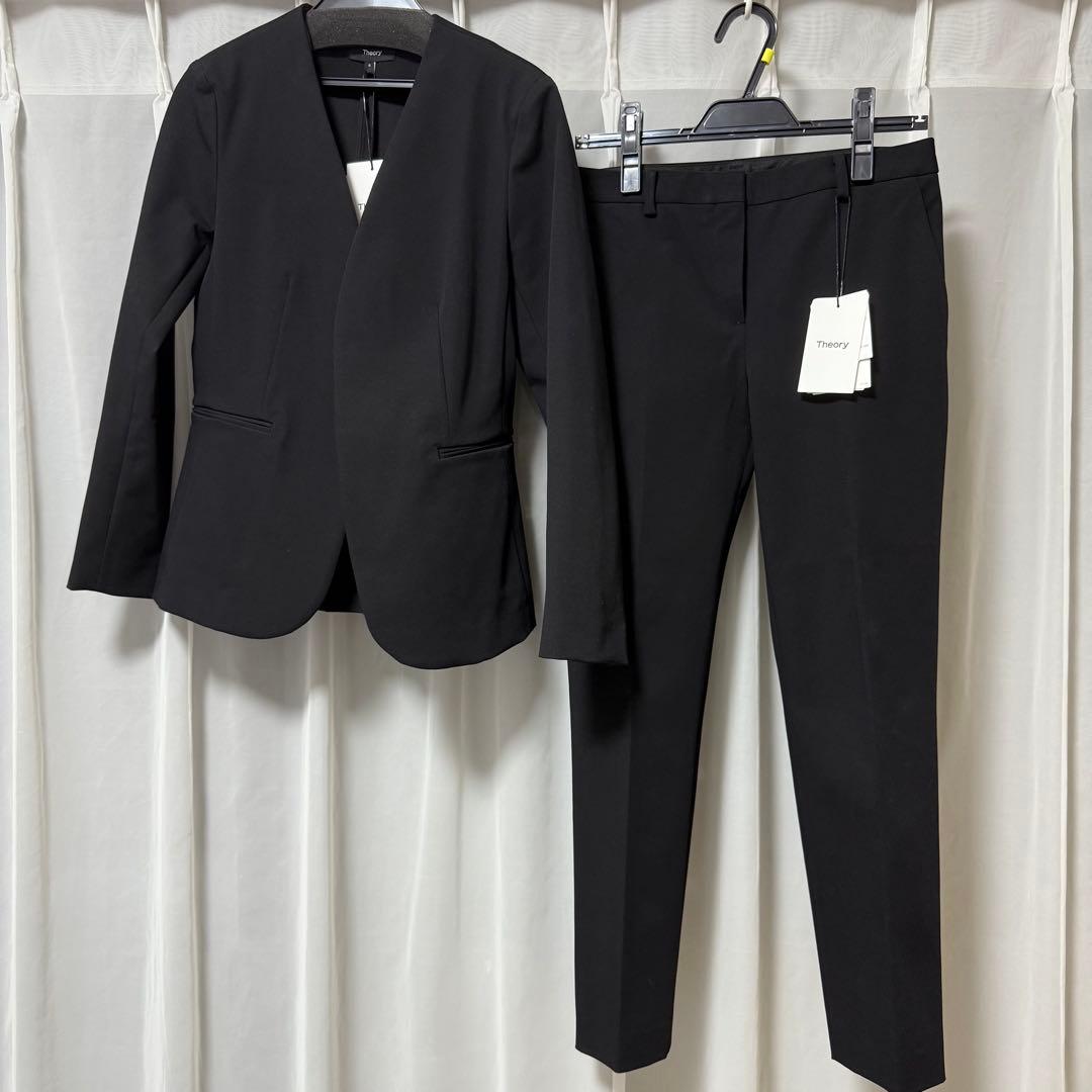 Theory ノーカラースーツセットアップ SUITING AND SEPARATE Theory [セオリー] 公式通販サイト