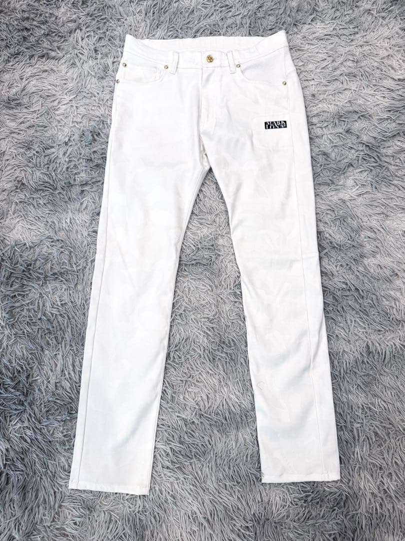 MARK&LONA マークアンドロナ ジャガードパンツ スカルカモフラージュ