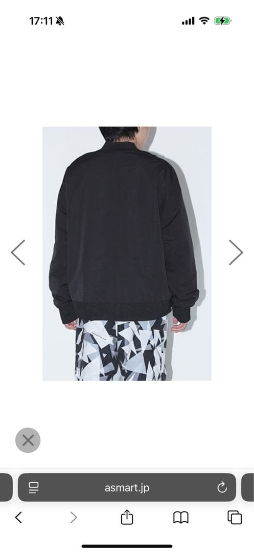 【未開封】Reversible Blouson Perfume Closet