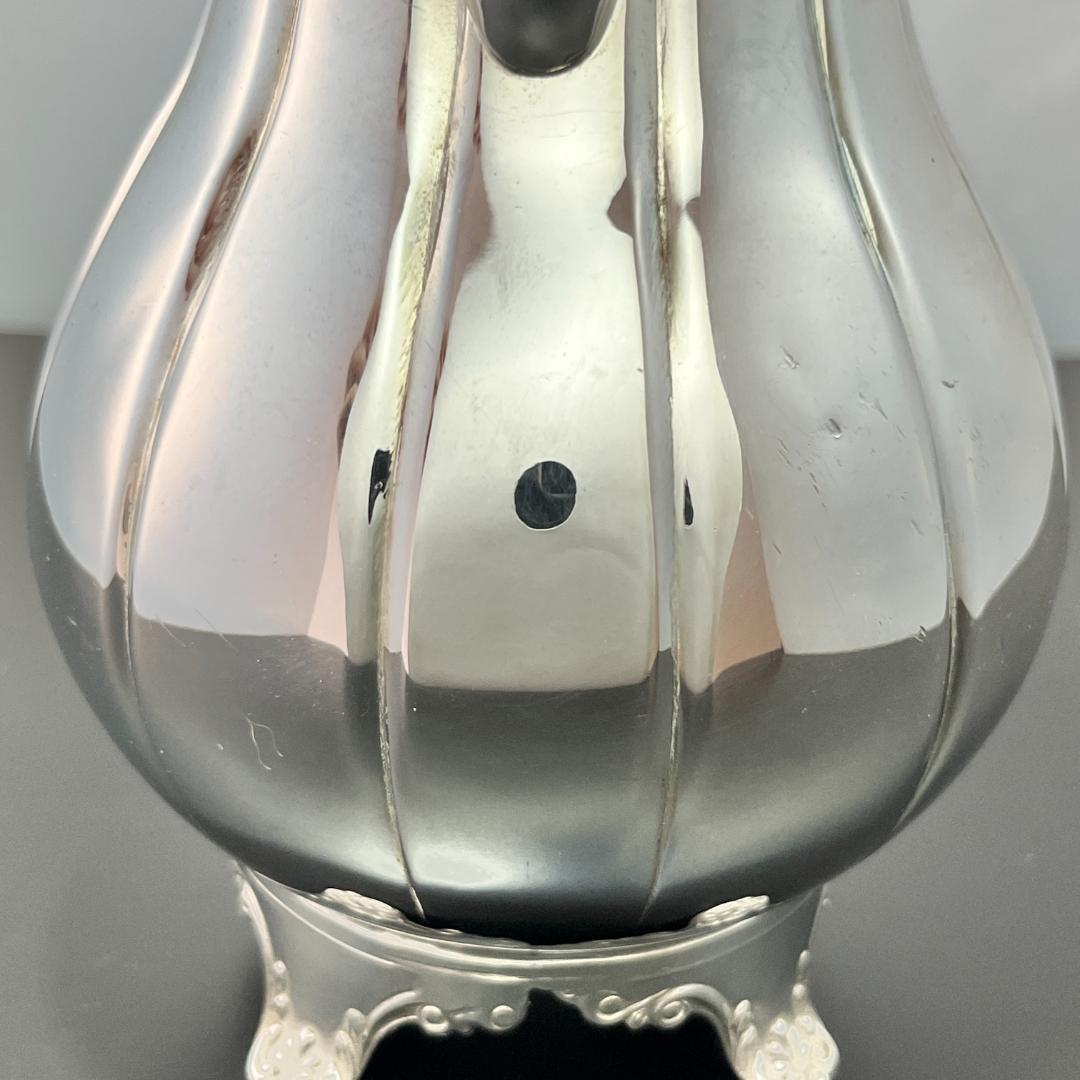 John Batt & Co 】 メロンフォルムのジャグ 【シルバープレート