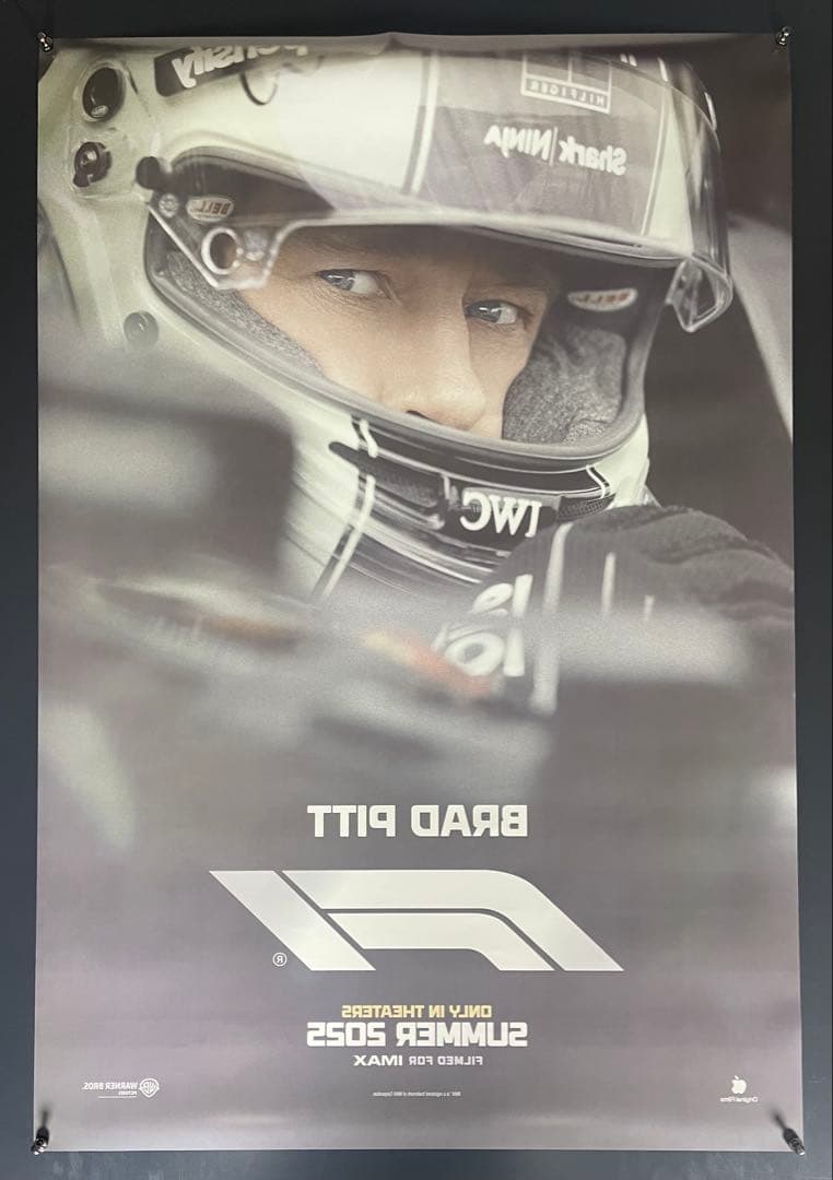 枚数限定*映画館用両面印刷ポスターINTL版:エフワン F1 IMAXver