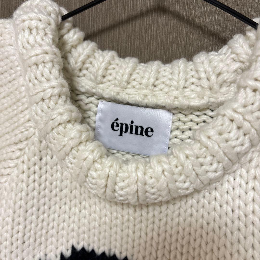 epine エピヌ アニマルニット é animal knit 猫 - メルカリ