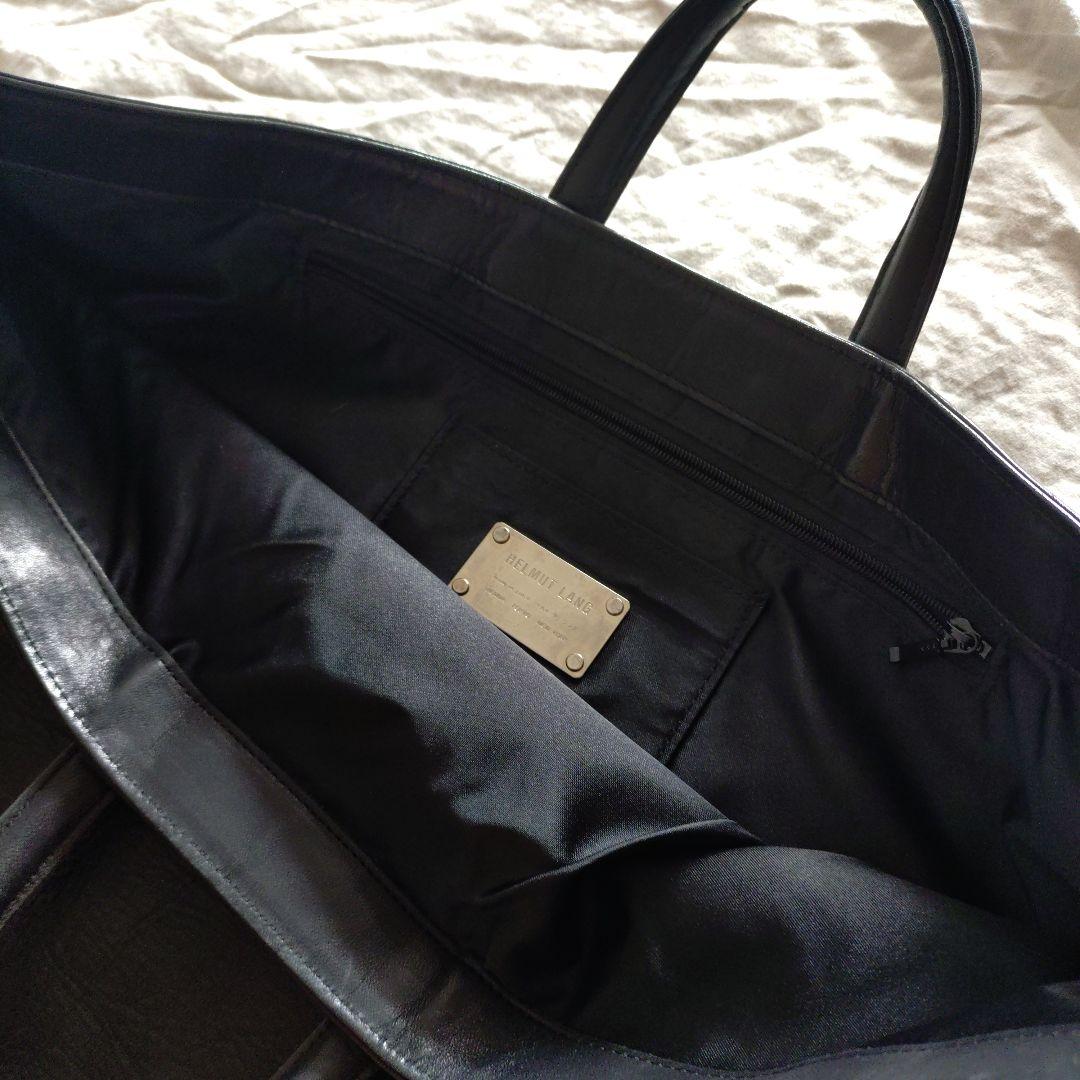 HELMUT LANG ヘルムートラング レザー ヘルメットバッグ 本人期 - メルカリ