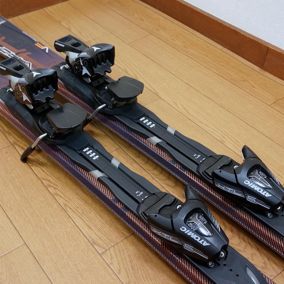 メンテ済 157cm 靴26～26.5cm ATOMIC スキーセット (160