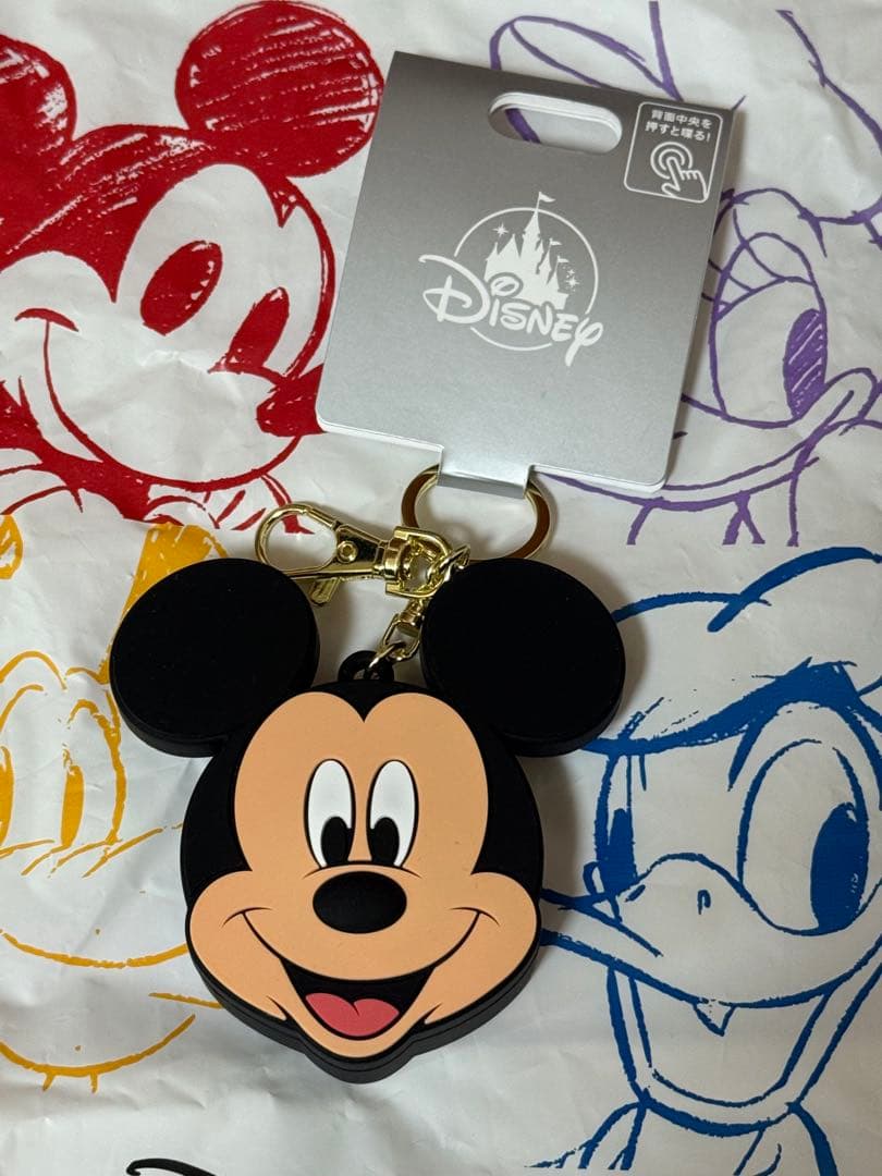 ミッキー キーホルダー キーチェーン トーキング ディズニーストア