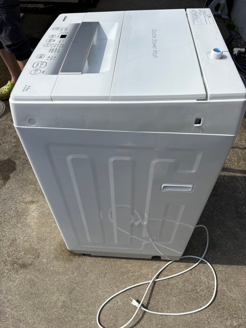 2023年製 TOSHIBA 全自動洗濯機 4.5kg AW-45GA2(W)