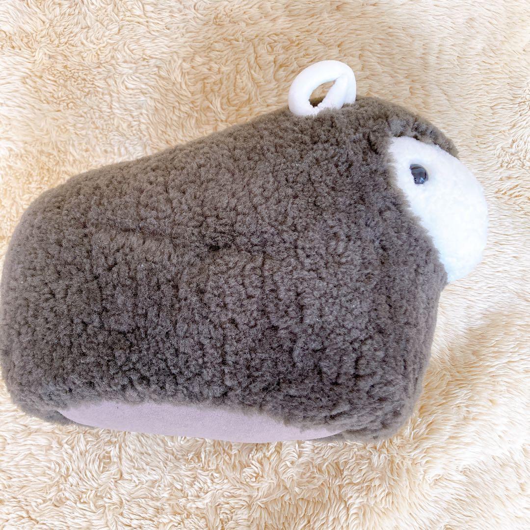 じぶんまくら羊 ぬいぐるみ 本物 ムートン 100% - メルカリ