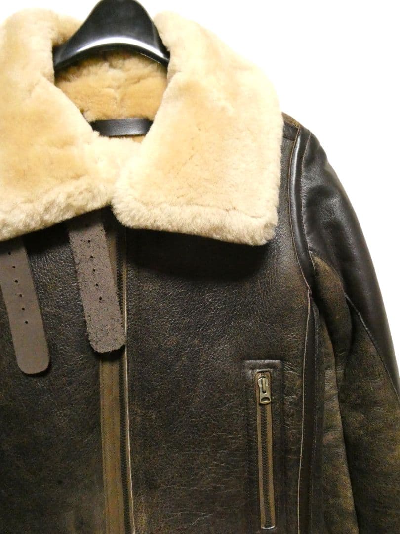 名作！greenムートンB-3ジャケット大戦モデルHYKEグリーンハイク