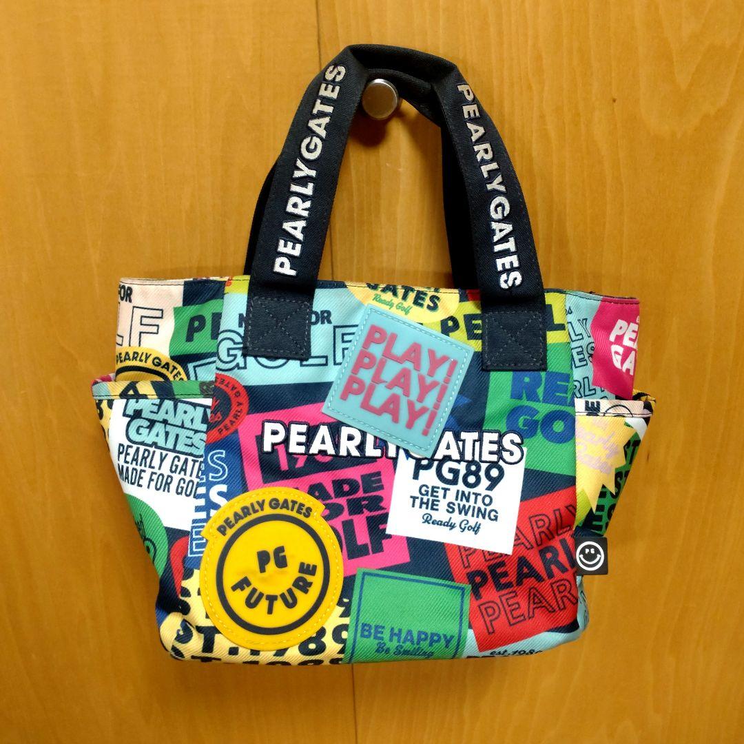 パーリーゲイツ カラフルワッペン キャディバッグ ヘッドカバー バッグ