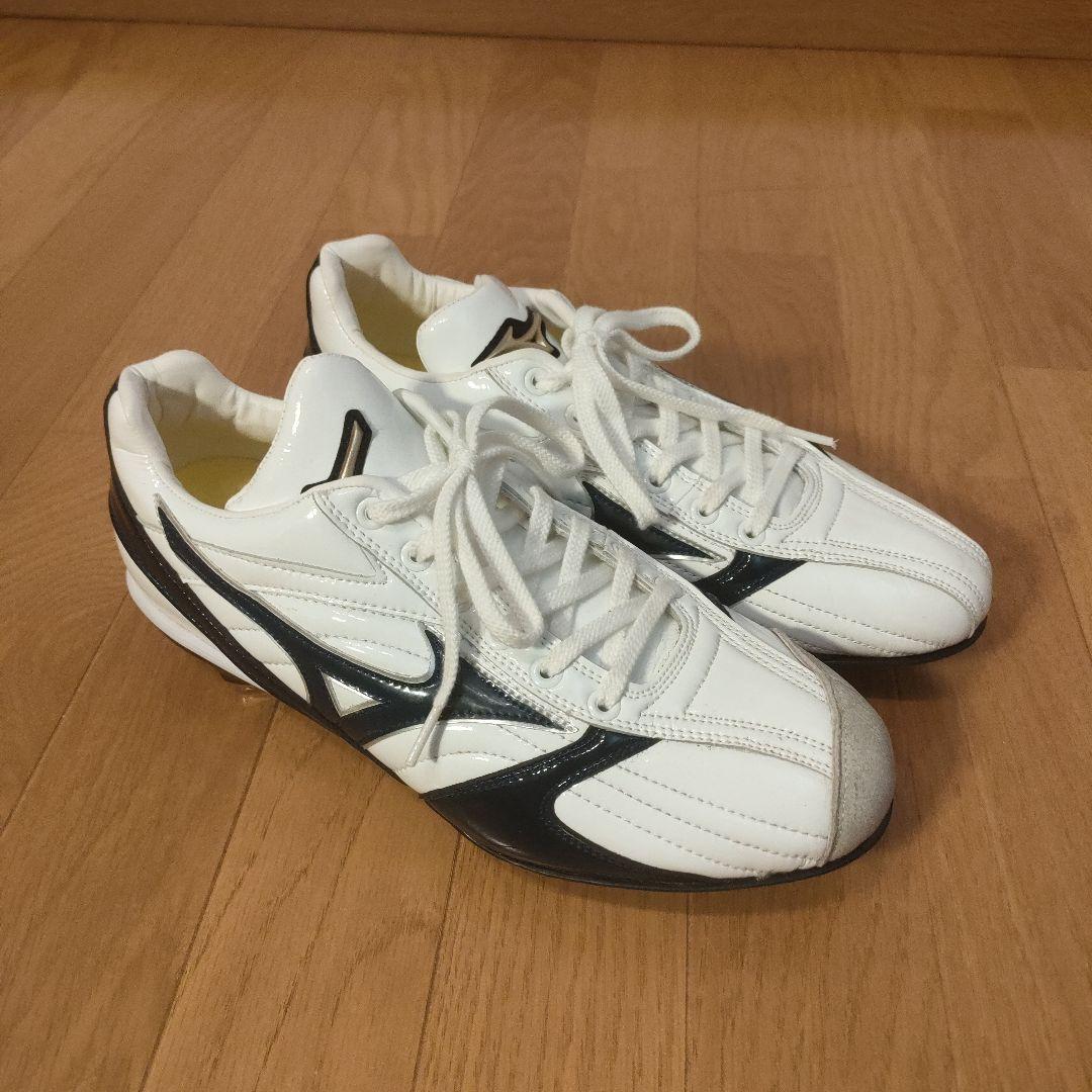 MIZUNO ミズノ グローバルエリート 野球 スパイク 26.5cm ホワイト
