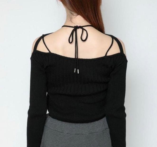 melt the lady open rib knit tops - メルカリ