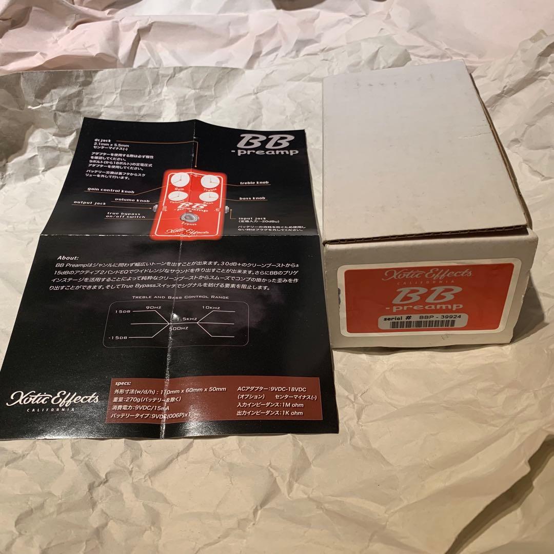 ギター Xotic / BB Preamp 1.5