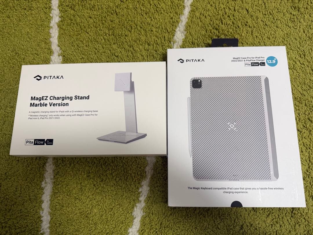 PITAKA MagEZ Charging Stand Marbleとケース MagEZ Charging Stand for Tablets - PITAKA