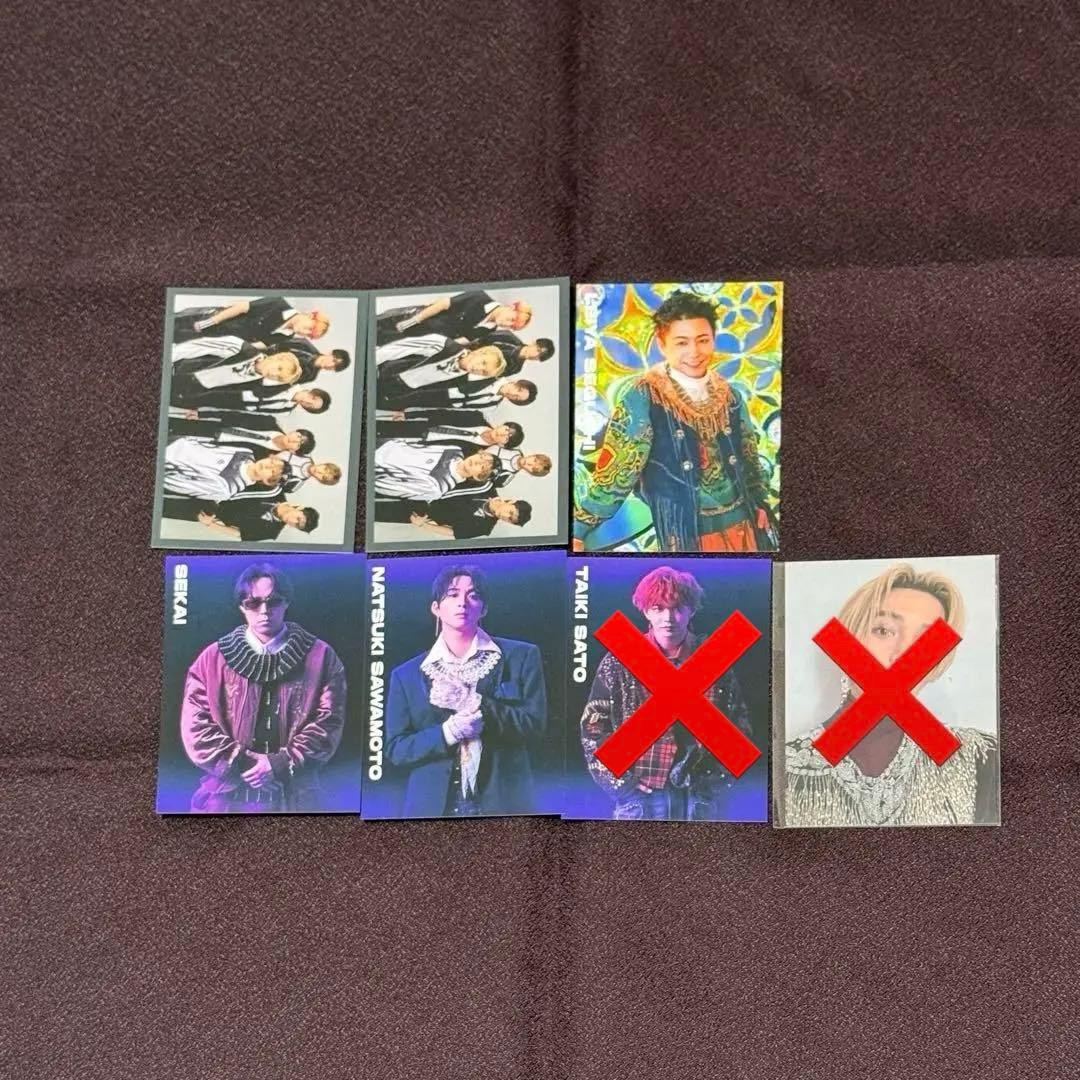 【バラ売り可】FANTASTICS ファンタ CDトレカ フォトカ