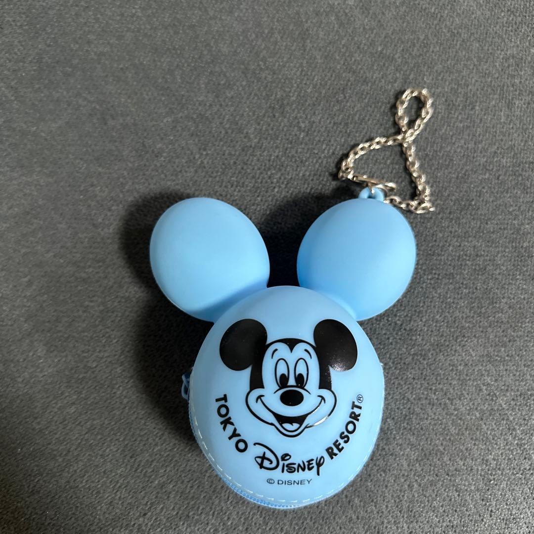 ディズニー ミッキー バルーン シリコンポーチ キーホルダー バック