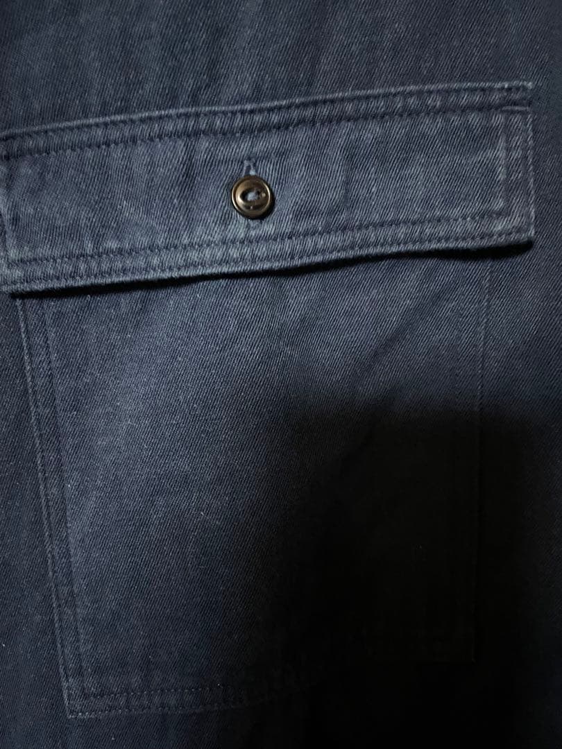 M BUAISOU. デニムシャツ 長袖 インディゴ work shirt - メルカリ