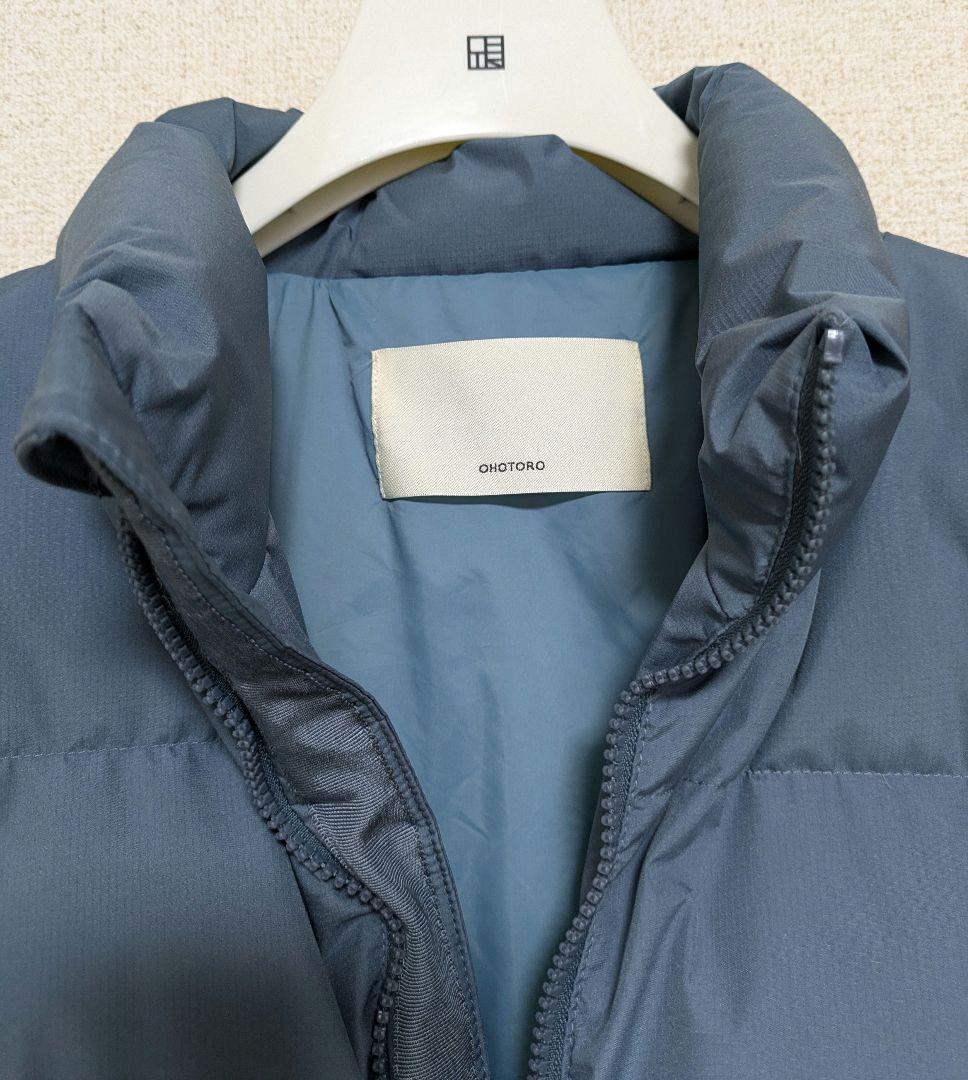 未使用タグ付き OHOTORO heritage duck down Mブルー - メルカリ