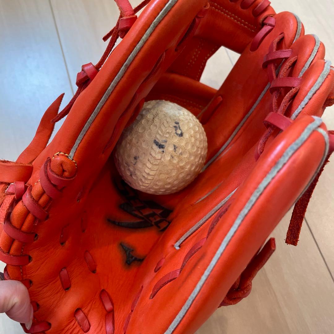 ミズノ GIANTS レザーグローブ ブラウン小林繁 バージョン