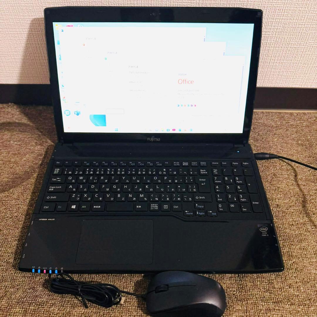 S282 富士通ノートパソコン WEBカメラSSDサクサク動くWindows11 - メルカリ