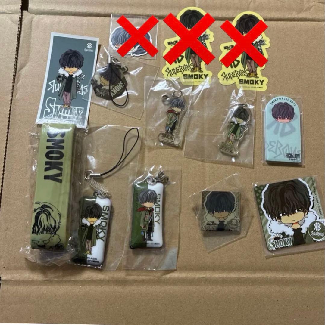 HiGH&LOW 窪田正孝　スモーキー　ストラップ　CLAMP ステッカー HiGH&LOW g-sword ステッカーセット CLAMP ハイロー - メルカリ