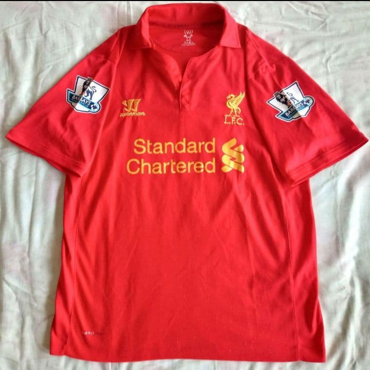 リバプール 12/13 ホーム スティーブン・ジェラード ユニフォーム M