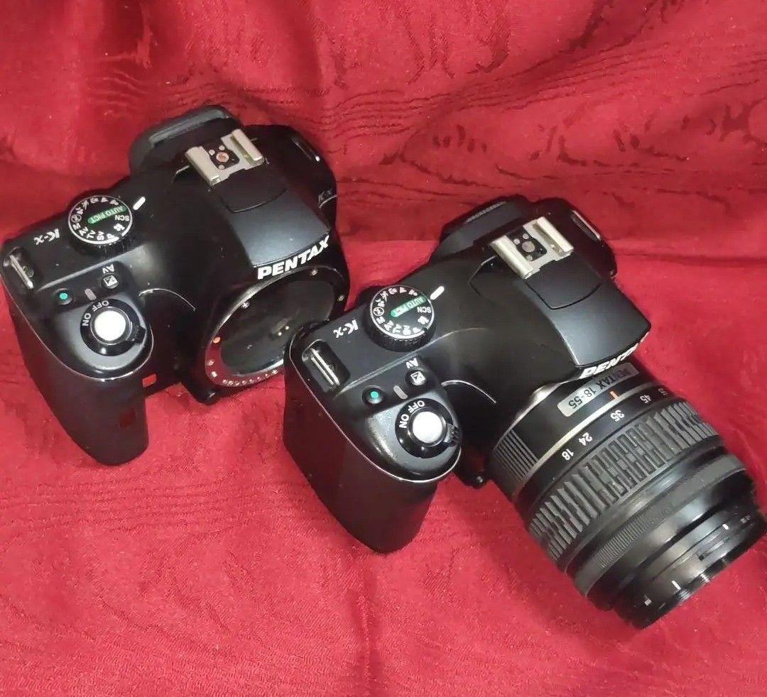 PENTAX K-X デジタル一眼レフカメラメイン/サブ機/2台共動作確認済