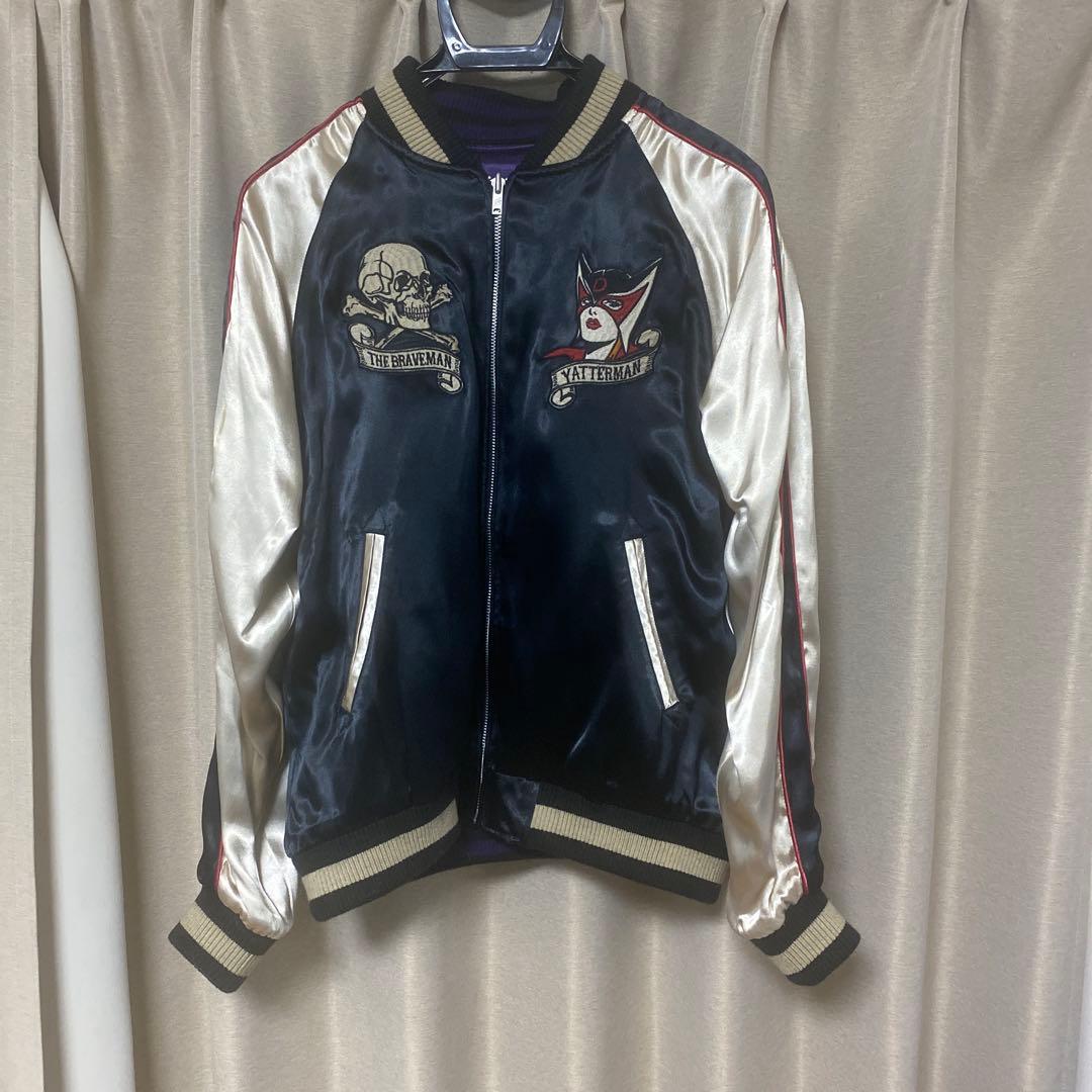 極希少 ヤッターマン ドロンジョ リバーシブル 刺繍 スカジャン M