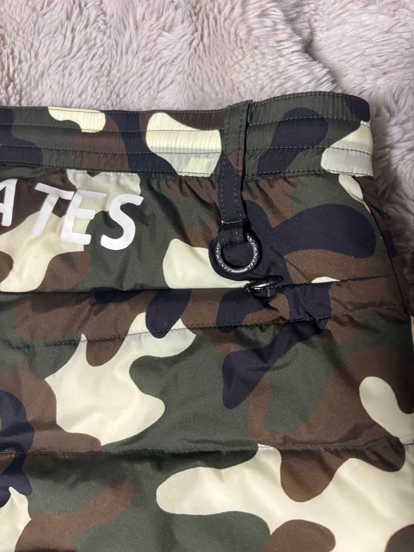 希少サイズ6 パーリーゲイツ ダウンパンツ パンツ 中綿 ダウン 迷彩