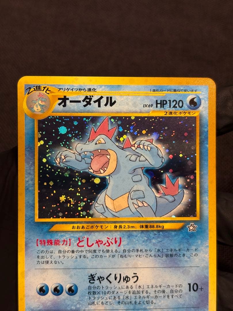 さ*ー様 『旧裏☆極美品』オーダイル （Neoプレミアムファイル）☆素体＋PSA