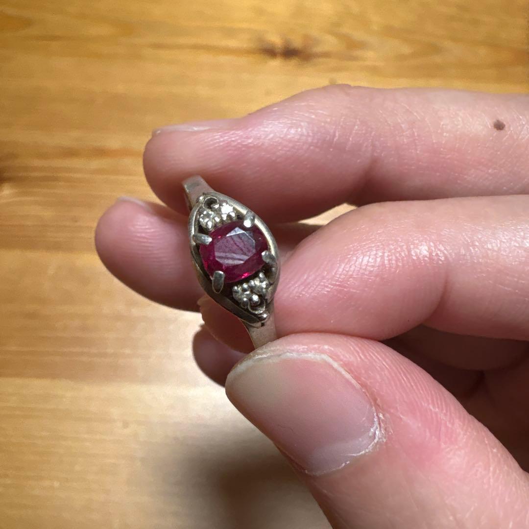 Pt900 ダイヤモンド 0.62ct D0.09 リング 総重量5g プラチナ