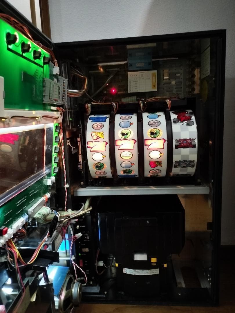 【パチスロ実機】オリンピア★レースクイーン【オートプレイ付不要機付】４号機