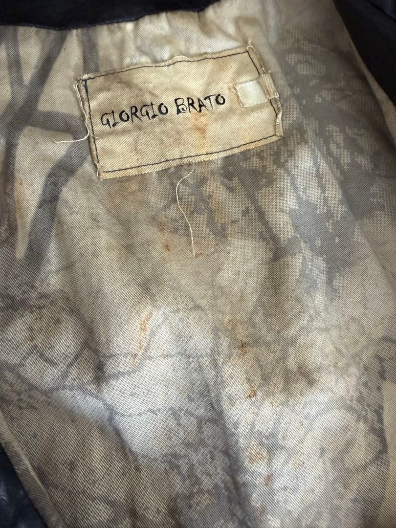 美品 46 ジョルジオ ブラット シープスキン - メルカリ