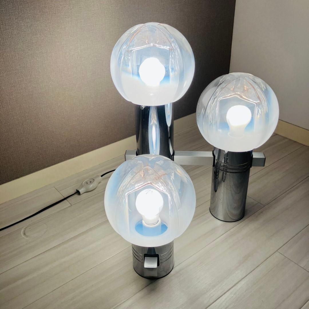 70'S MAZZEGA Murano 3灯フロアスタンド カルロ・ナソン - メルカリ