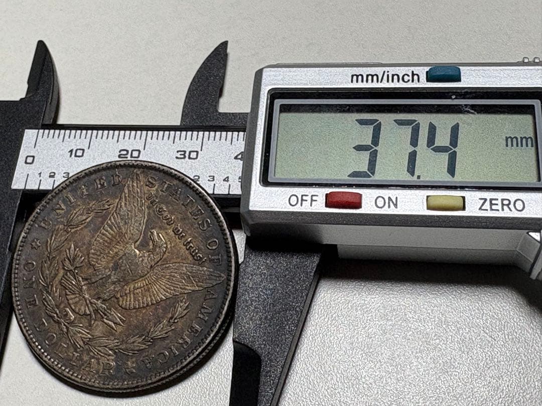 【本物保証】希少　アメリカ　モルガンダラー　1ドル銀貨　1884年 26.69g