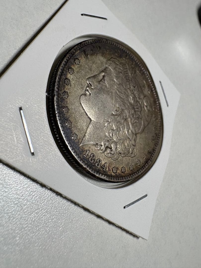 【本物保証】希少　アメリカ　モルガンダラー　1ドル銀貨　1884年 26.69g