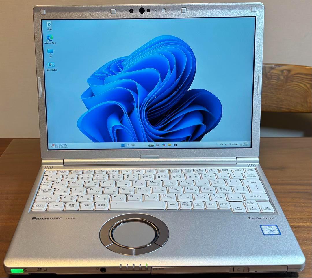 Windowsノート本体 Panasonic CF-SV8 i5-8365U 8G+256G Let's note レッツノート CF-SV8 i5-8365U/メモリ8GB/SSD:256GB/12.1