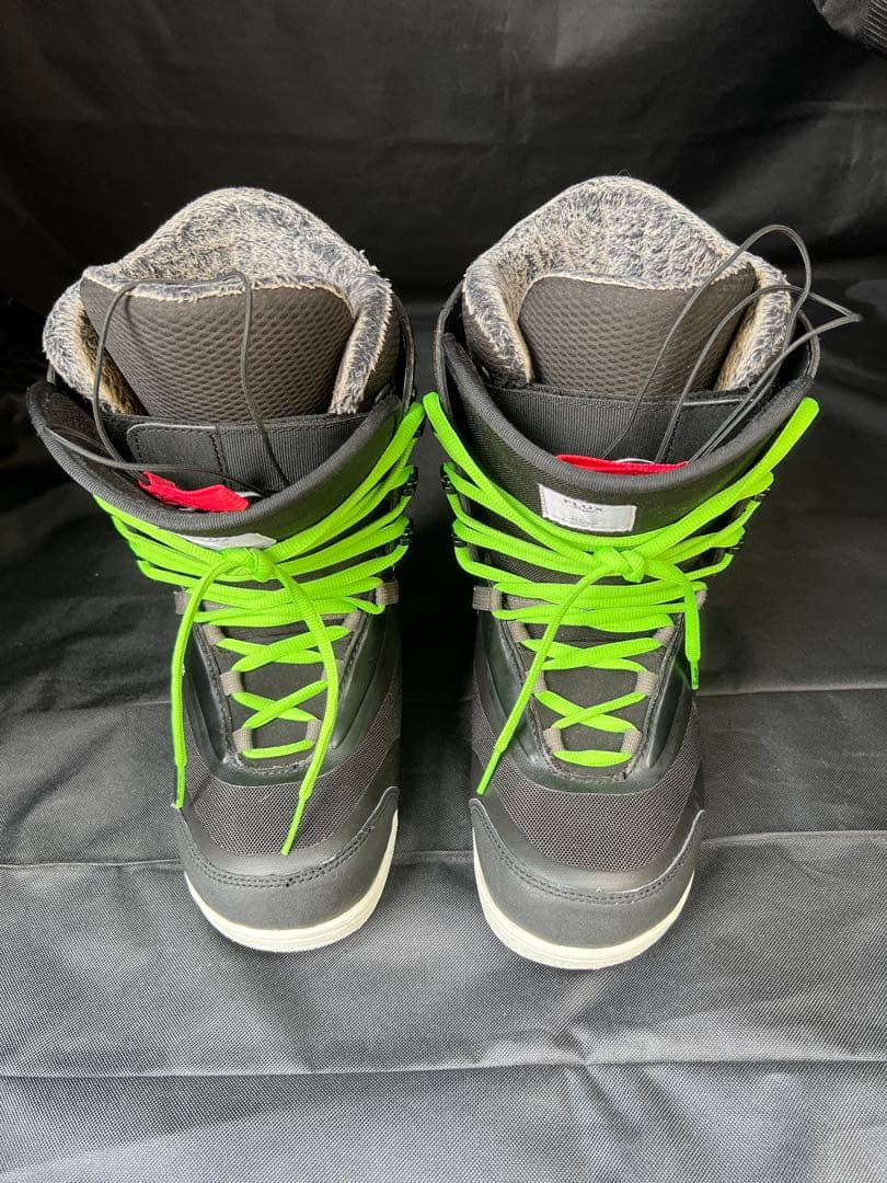 26.0 FLUX GTX LASE スノーボードブーツ ブラック/グリーン FLUX (フラックス) スノーボードブーツ メンズ SIZE 27cm ブラック MXS