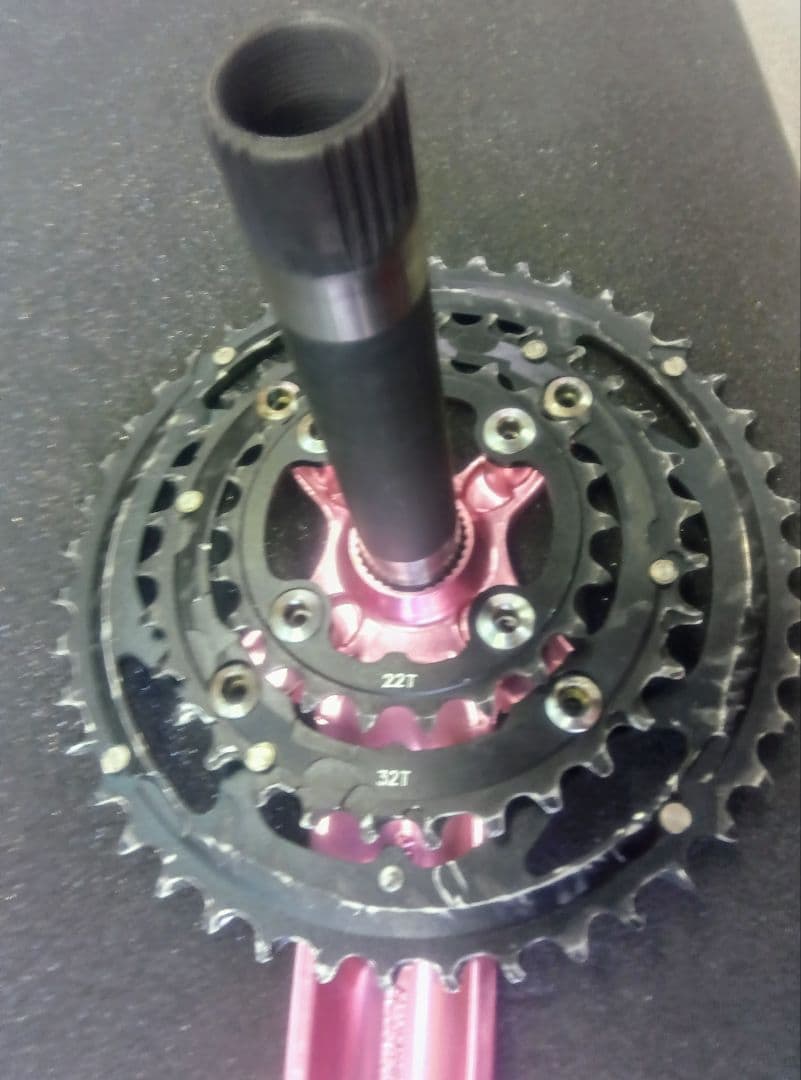 AEROZINE アルミクランクセット おまけ付き - メルカリ