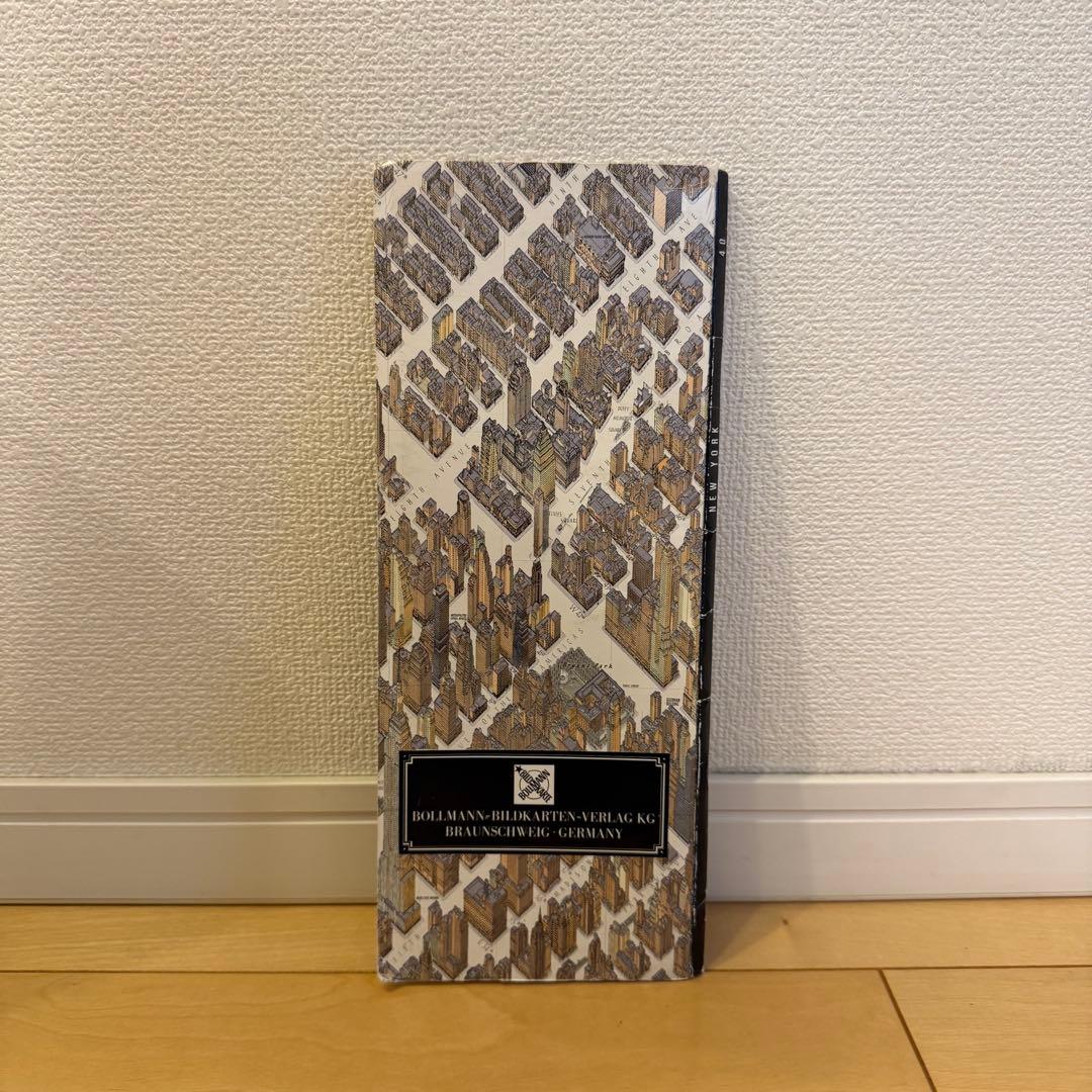 【貴重！】1963年 ニューヨーク 古地図 Bollmann