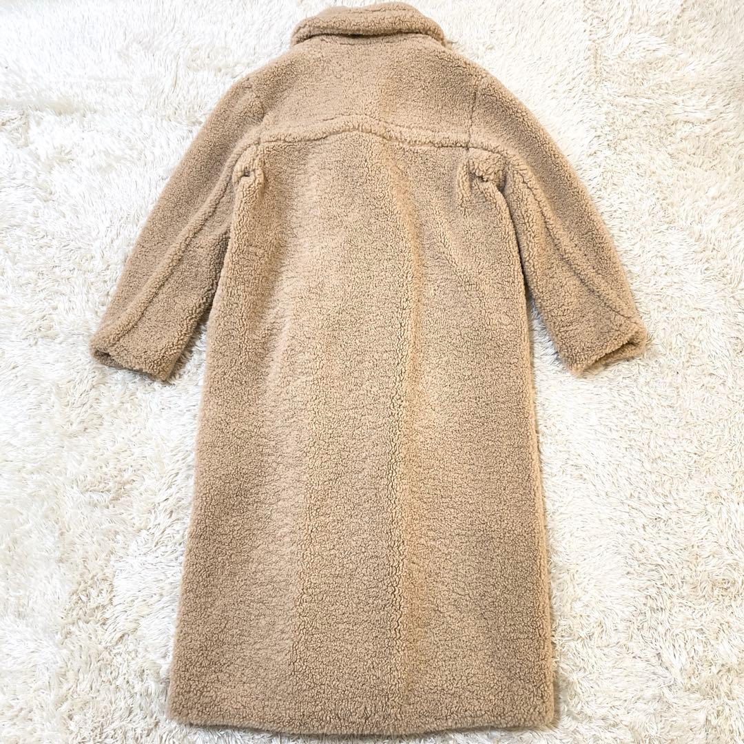 美品】ZARA エクストラ ロングフェイクボアコート テディベアコート M