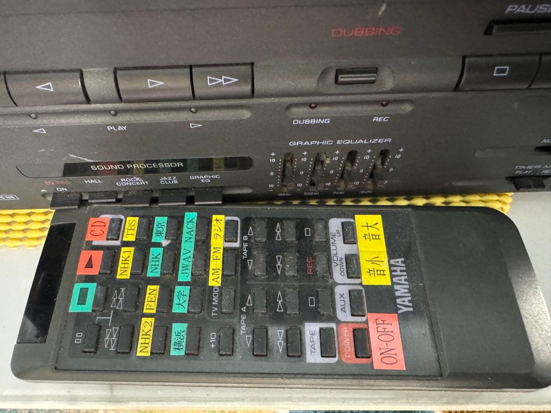 希有品YAMAHA CD・AM FMカセットデッキ - メルカリ