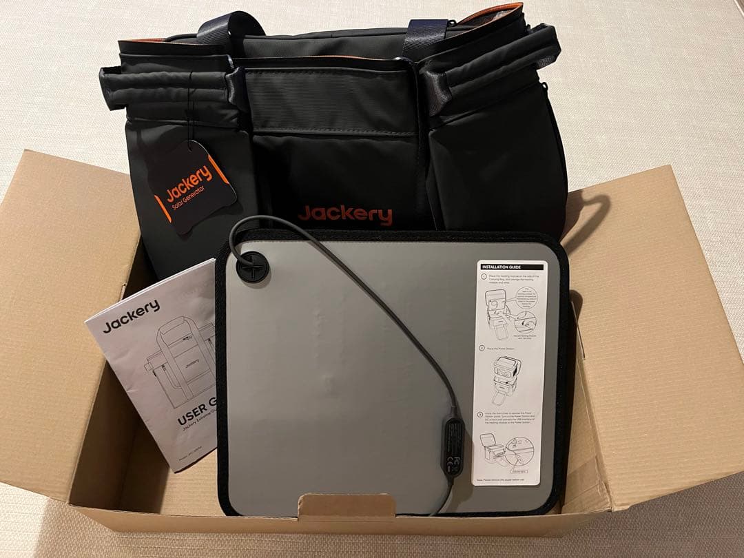 未使用・付属品完備】JackeryヒーティングキャリーバッグJPC-2000A