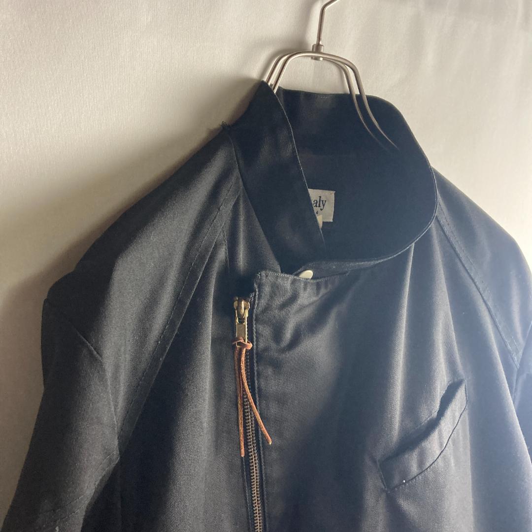 monitaly USA製 斜めジップ ライダースジャケット ヴィンテージ感