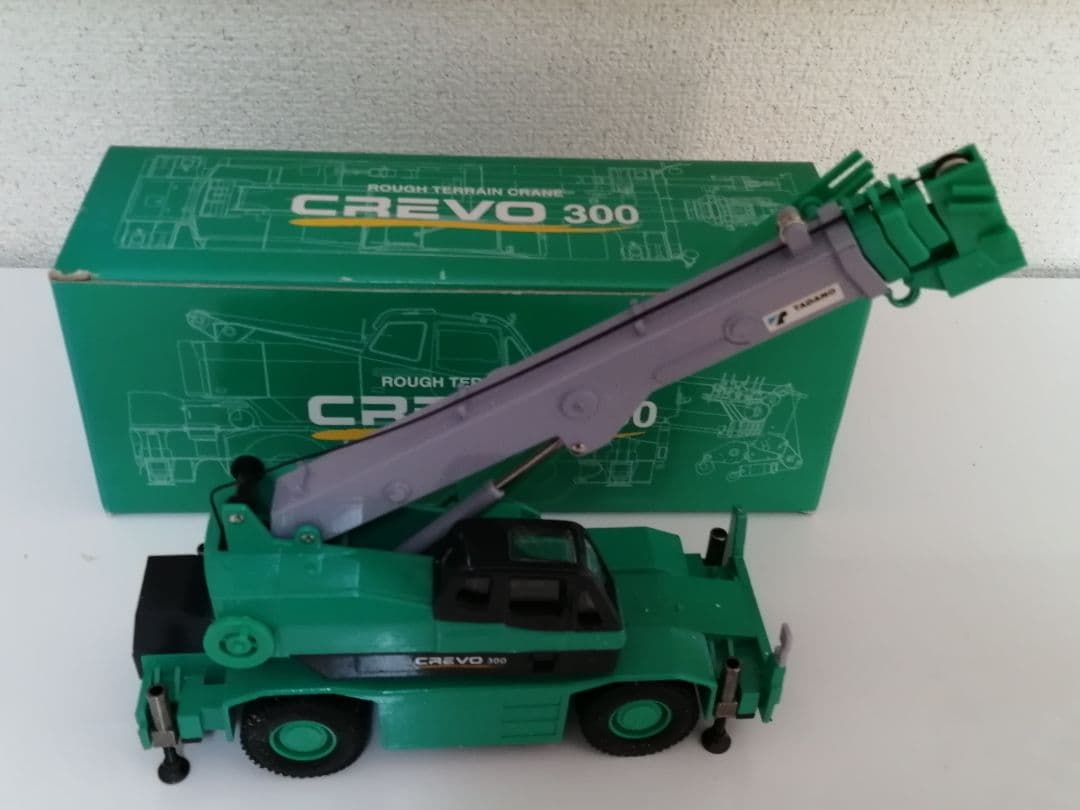 タダノ　クレーン（ラフター）　ミニチュア　レア　CREVO 300　レア　緑