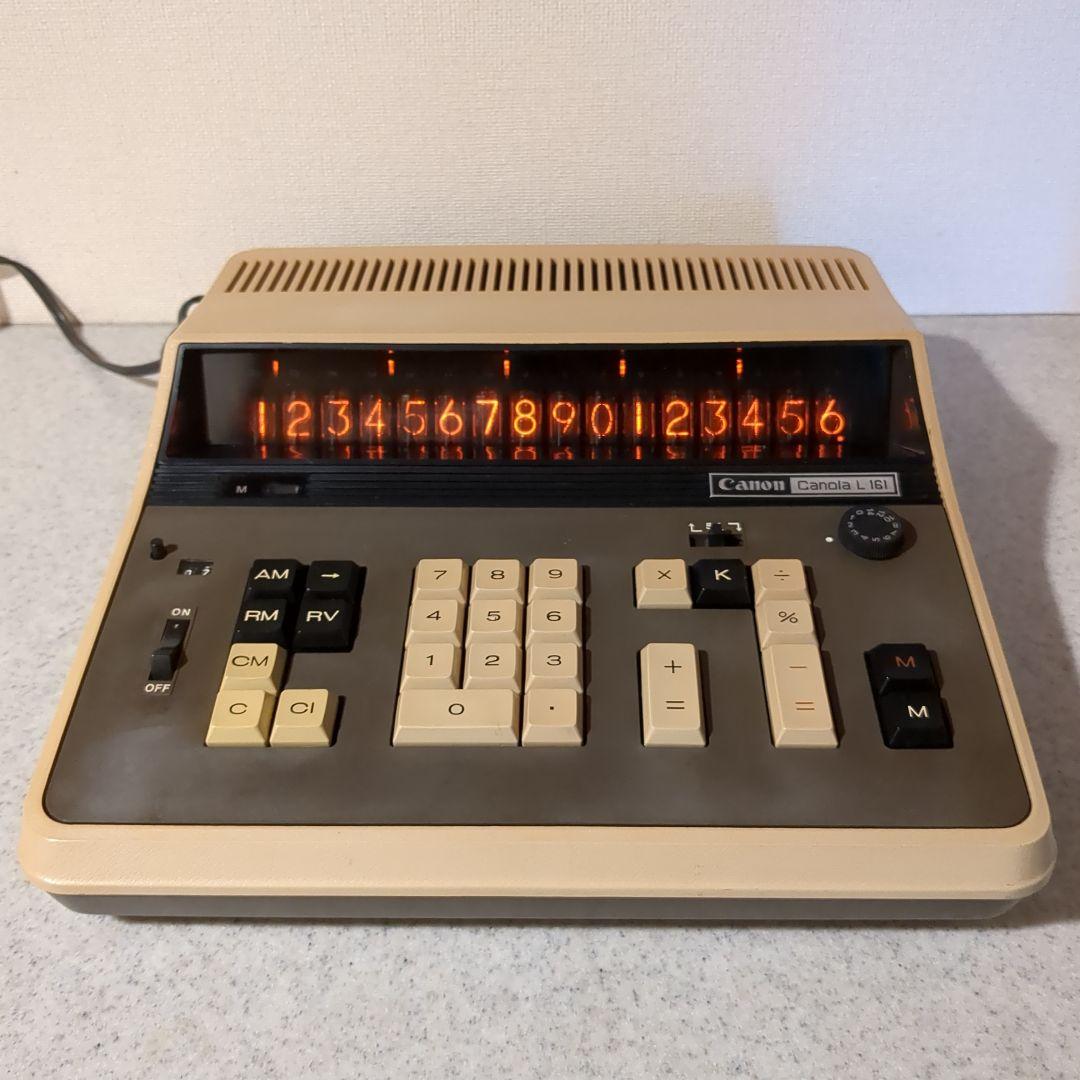 日立製CD81使用】ニキシー管電卓 Canola L161 - メルカリ