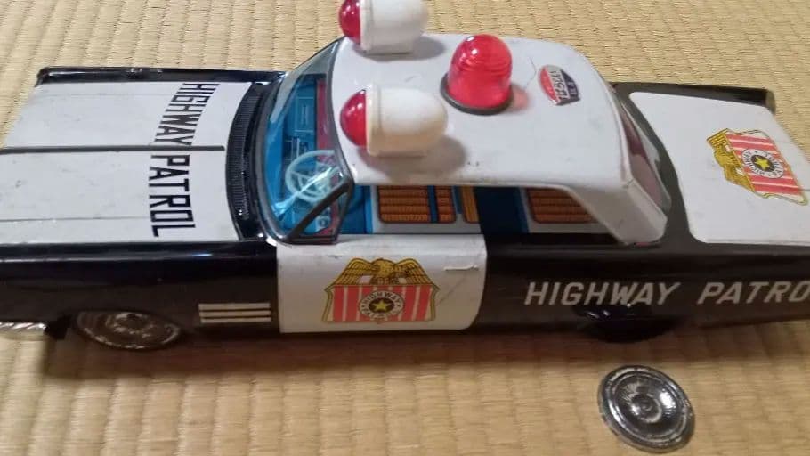 イチコー ハイウェイパトロールカー ビュイック ワイルドキャット 箱付き ブリキ