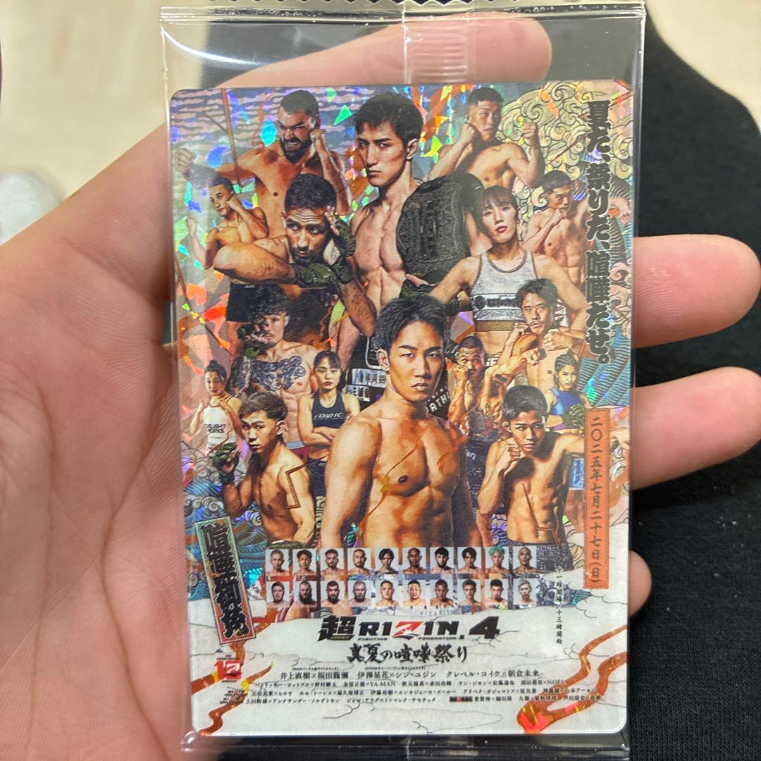 入手困難‼️RIZIN ウエハース 2025 朝倉未来&クレベルコイケ - メルカリ